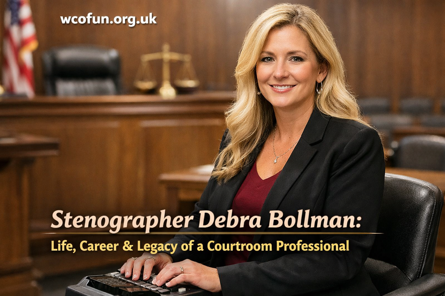 Stenographer Debra Bollman